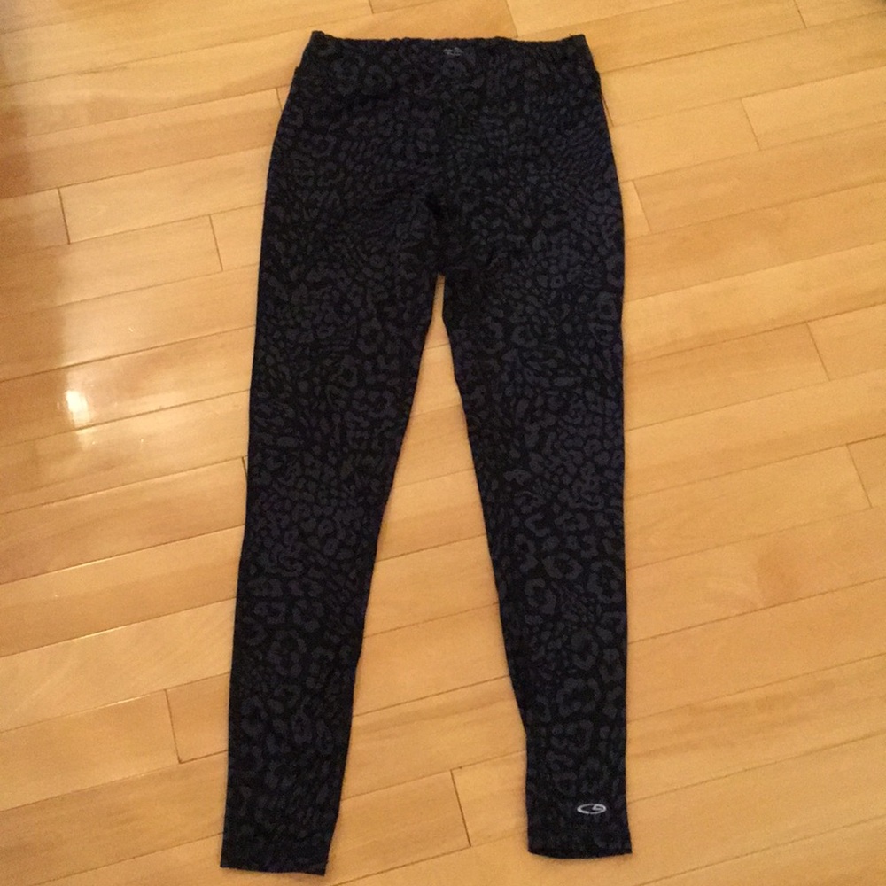 Black and Grey Cheetah Leggings